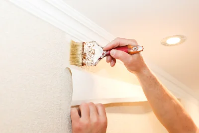 Pose de papier peint à Laines-aux-Bois — revêtements muraux et toiles de verre